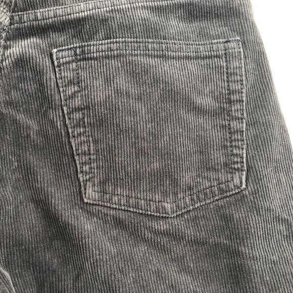 John Galt Womens Corduroy Pants Small Black Straight Leg Classic Casual Mid Rise - Picture 12 of 14